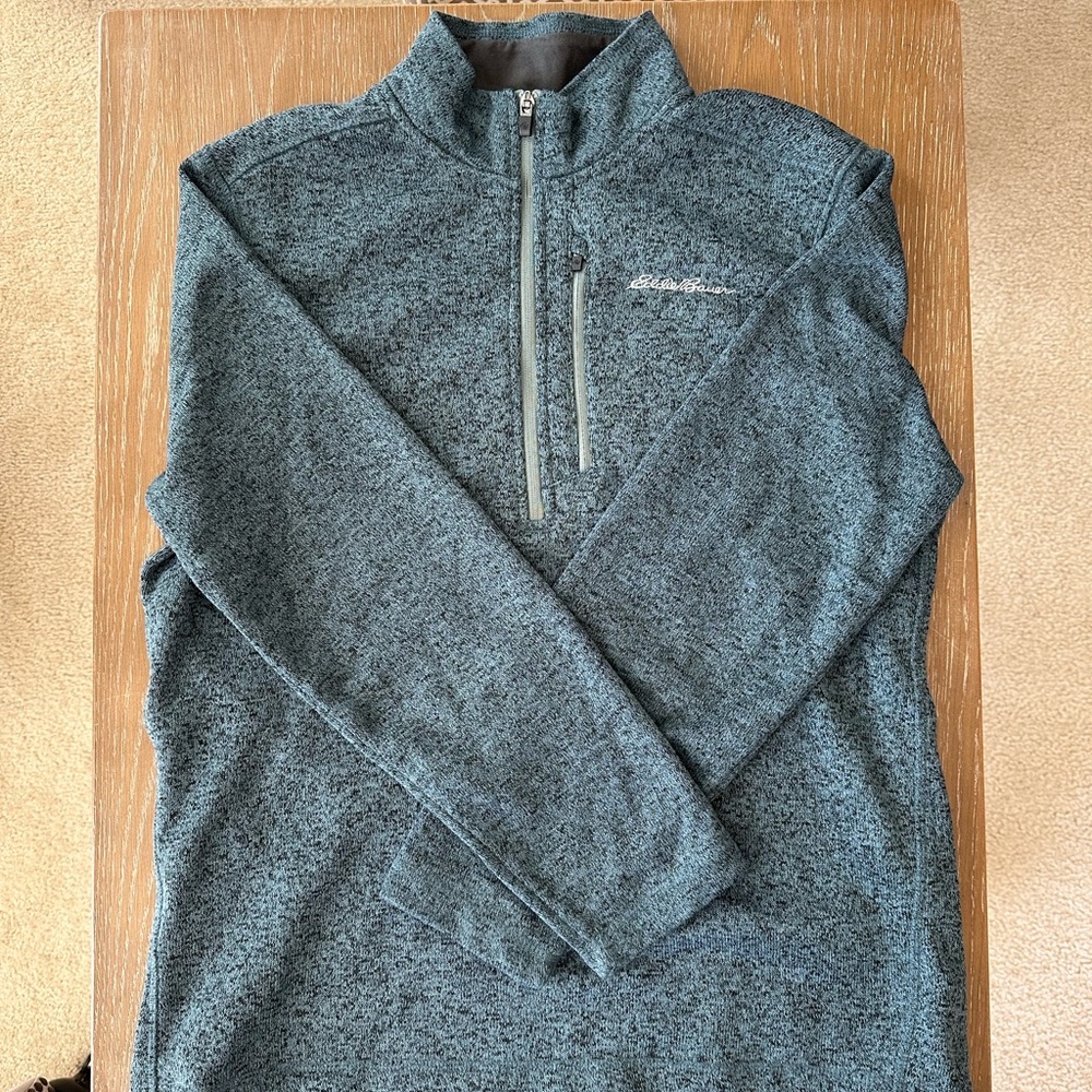 Eddie Bauer Quarter Zip Sweater Fleece